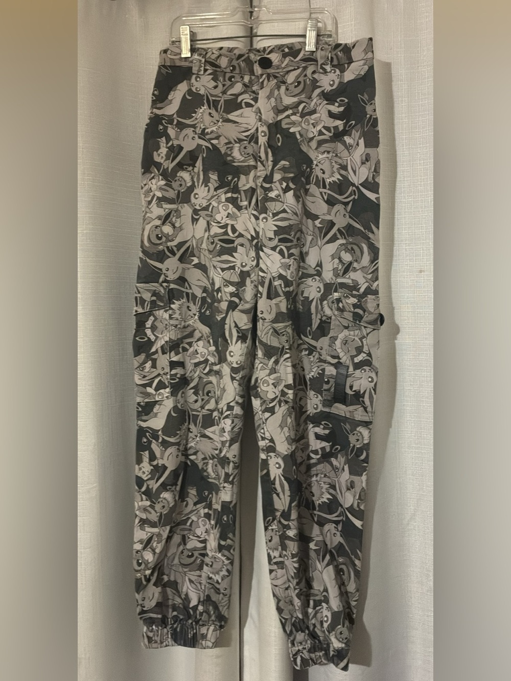 Pokemon Eevee cargo pants BlackMilk